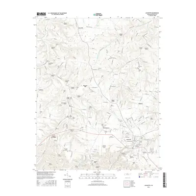 2016 Map of Lafayette, 2016 Print