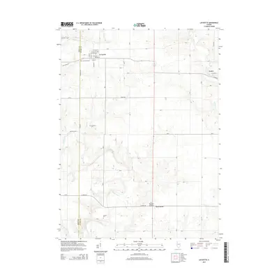 2015 Map of Lafayette, 2015 Print