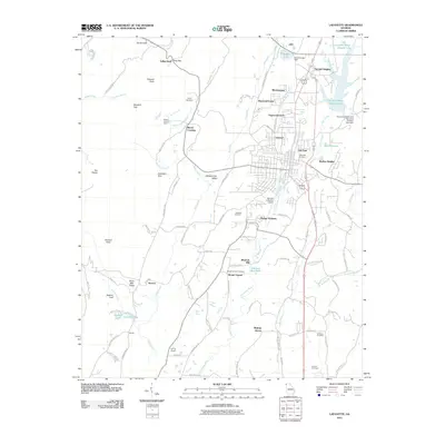 2011 Map of LaFayette, 2011 Print