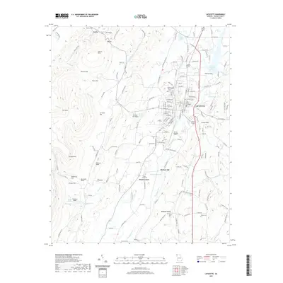 2020 Map of LaFayette, 2020 Print