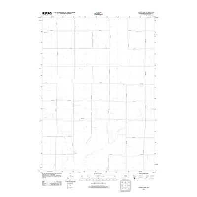 2012 Map of Laffey Lake, 2012 Print