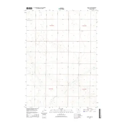 2015 Map of Laffey Lake, 2015 Print