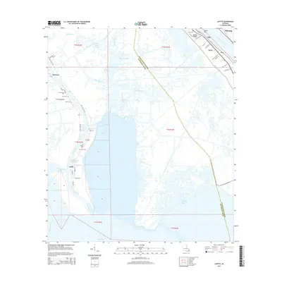 2015 Map of Lafitte, 2015 Print