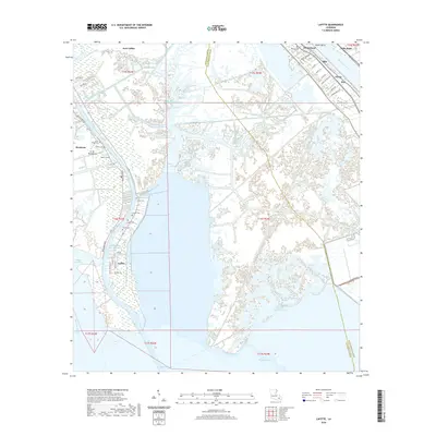 2020 Map of Lafitte, 2020 Print