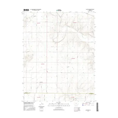 2015 Map of Lafontaine, 2015 Print