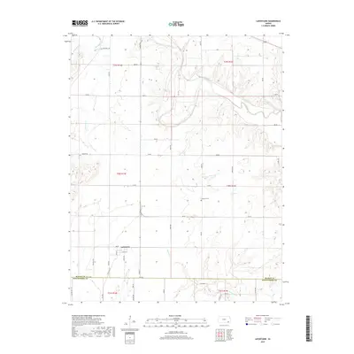 2018 Map of Lafontaine, 2018 Print