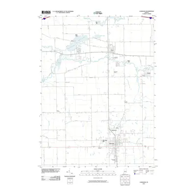 2010 Map of Lagrange, 2010 Print