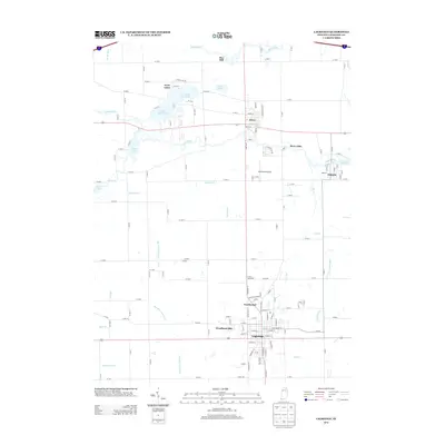 2013 Map of Lagrange, 2013 Print