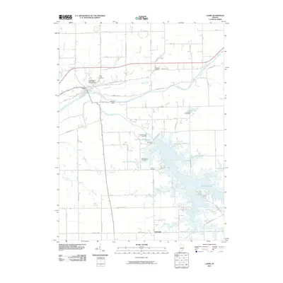2010 Map of Lagro, 2010 Print