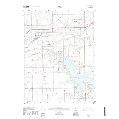 2019 Map of Lagro, 2019 Print