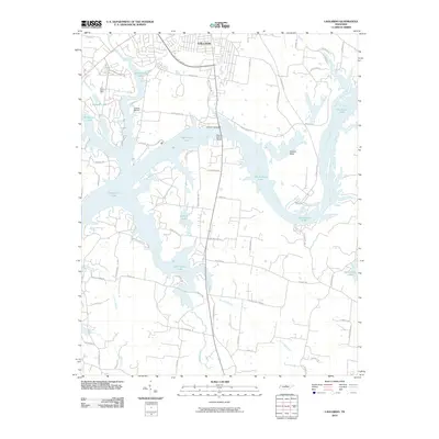 2010 Map of Laguardo, 2010 Print