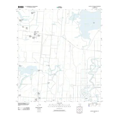 2010 Map of Laguna Atascosa, 2010 Print