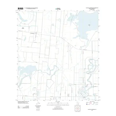 2013 Map of Laguna Atascosa, 2013 Print