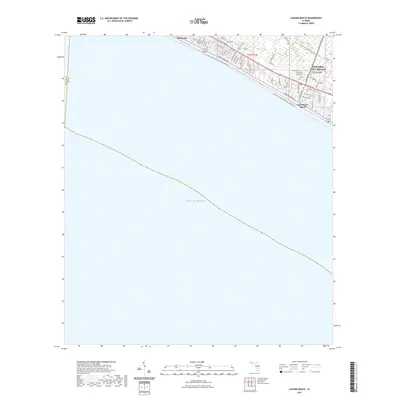 2021 Map of Laguna Beach, 2021 Print