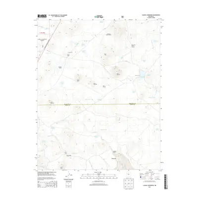 2013 Map of Laguna Canoneros, 2013 Print
