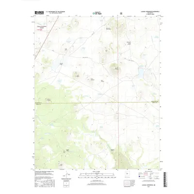 2017 Map of Laguna Canoneros, 2017 Print