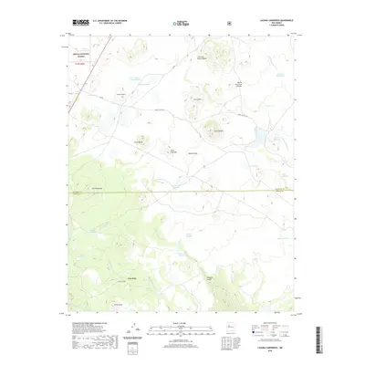 2020 Map of Laguna Canoneros, 2020 Print