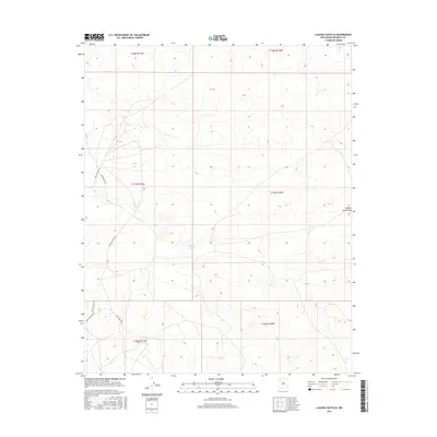 2017 Map of Laguna Castillo, 2017 Print