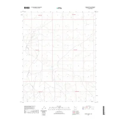 2020 Map of Laguna Castillo, 2020 Print
