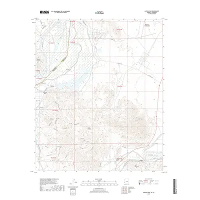 2018 Map of Laguna Dam, 2018 Print