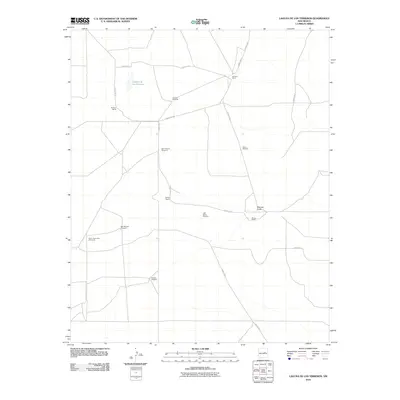 2010 Map of Laguna De Los Terreros, 2010 Print