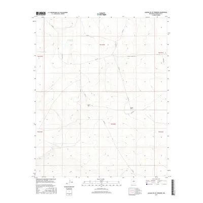 2017 Map of Laguna De Los Terreros, 2017 Print