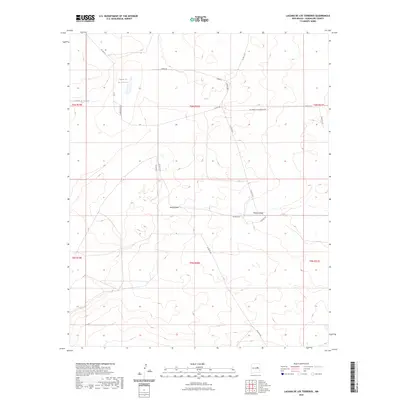2023 Map of Laguna De Los Terreros, 2023 Print