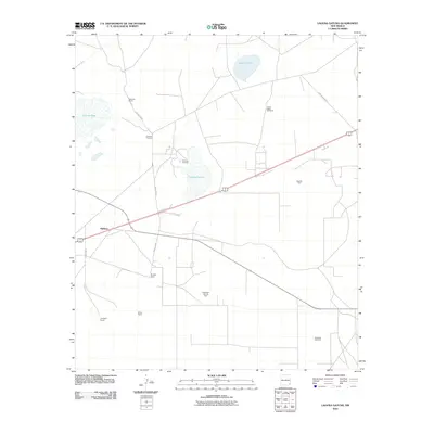 2010 Map of Laguna Gatuna, 2010 Print