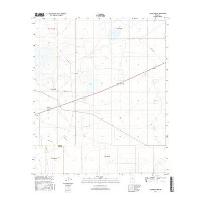 2017 Map of Laguna Gatuna, 2017 Print