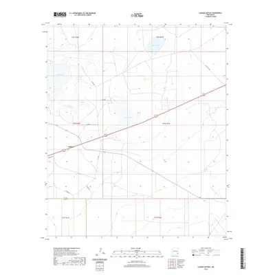 2020 Map of Laguna Gatuna, 2020 Print