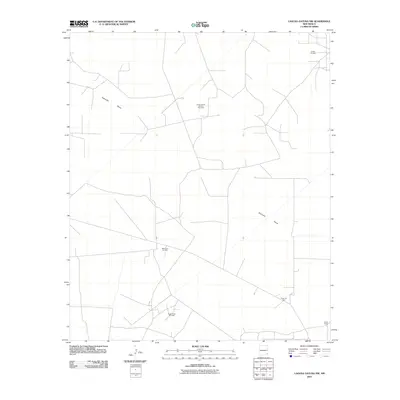 2010 Map of Laguna Gatuna NW, 2010 Print