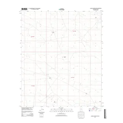 2013 Map of Laguna Gatuna NW, 2013 Print