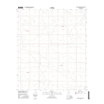 2017 Map of Laguna Gatuna NW, 2017 Print