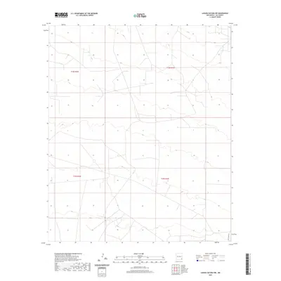 2020 Map of Laguna Gatuna NW, 2020 Print