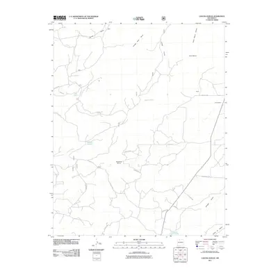 2011 Map of Laguna Gurule, 2011 Print