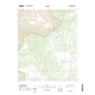 2023 Map of Laguna Honda, 2023 Print