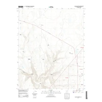 2013 Map of Laguna Huerfana, 2013 Print