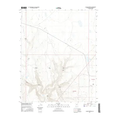 2017 Map of Laguna Huerfana, 2017 Print