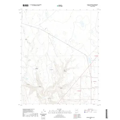 2020 Map of Laguna Huerfana, 2020 Print