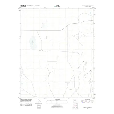 2010 Map of Laguna La Monia, 2010 Print