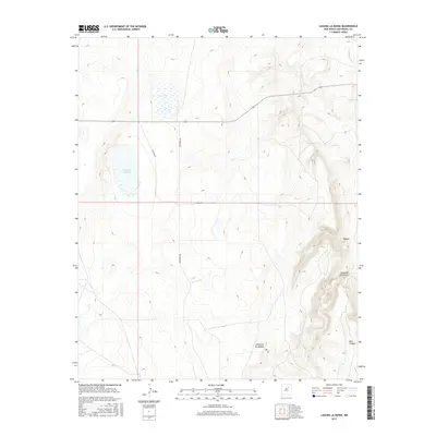 2017 Map of Laguna La Monia, 2017 Print