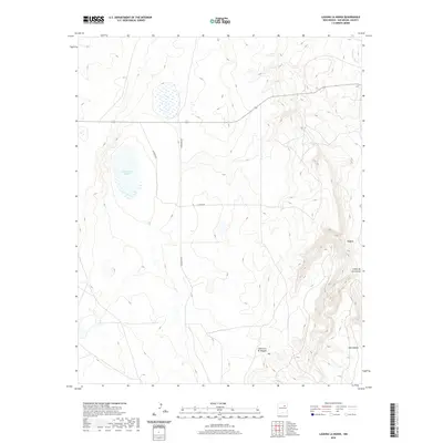 2020 Map of Laguna La Monia, 2020 Print