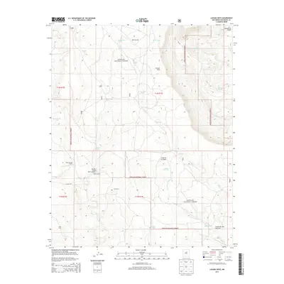 2013 Map of Laguna Ortiz, 2013 Print