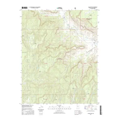 2017 Map of Laguna Peak, 2017 Print