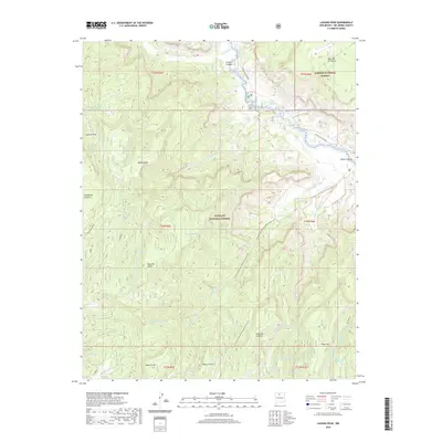 2020 Map of Laguna Peak, 2020 Print