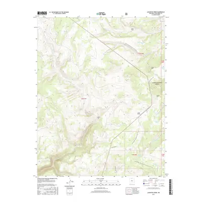 2017 Map of Lagunitas Creek, 2017 Print