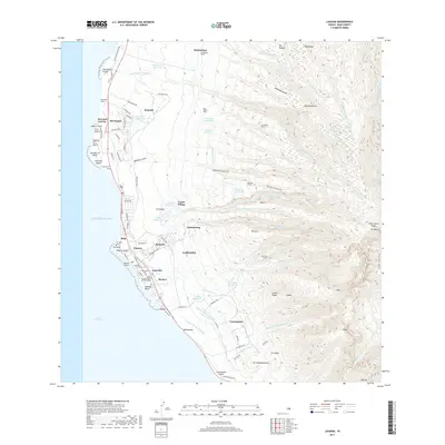 2017 Map of Lahaina, 2017 Print