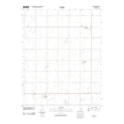 2009 Map of Lahoma, 2009 Print
