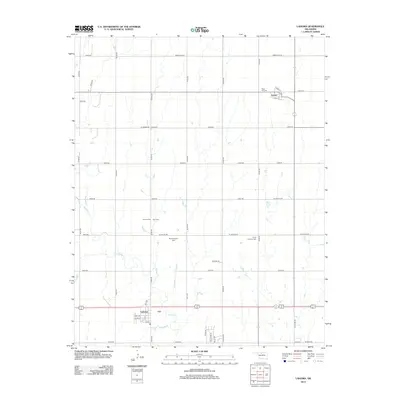 2012 Map of Lahoma, 2012 Print
