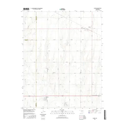 2016 Map of Lahoma, 2016 Print